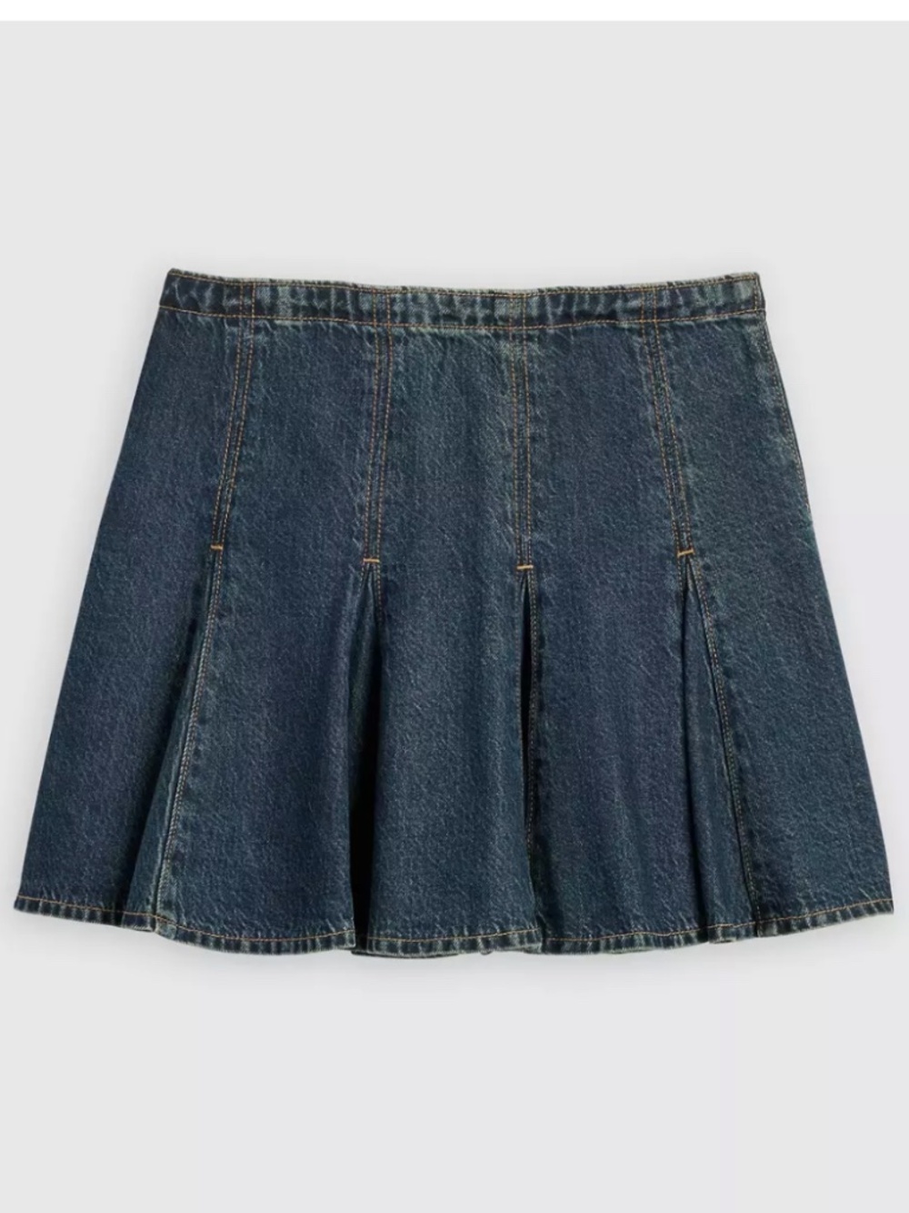 Levi's Godet Denim Mini Skirt, Sz 27 (Small)